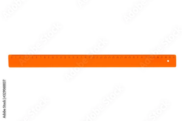 Fototapeta the orange line isolate