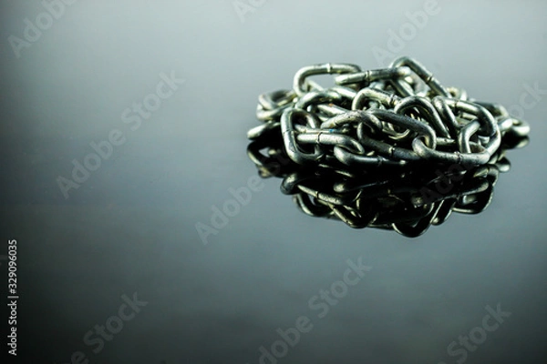 Fototapeta Close up of chain