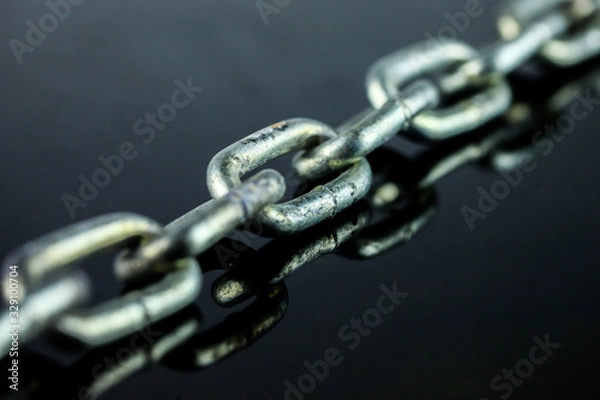 Fototapeta Close up of chain