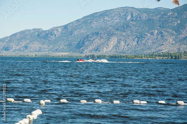 Obraz Summer recreation on lake