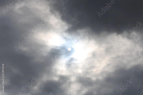 Obraz dramatic sky with clouds