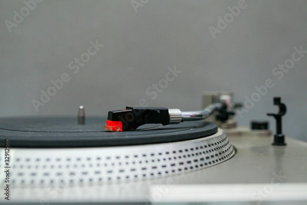 Fototapeta Closeup of turntable