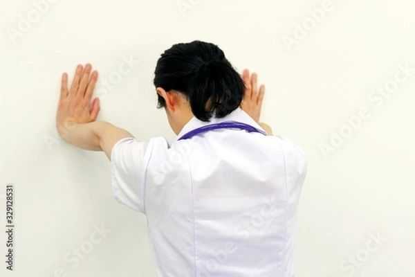 Obraz 女性　医師　ドクター　病院　クリニック　白衣