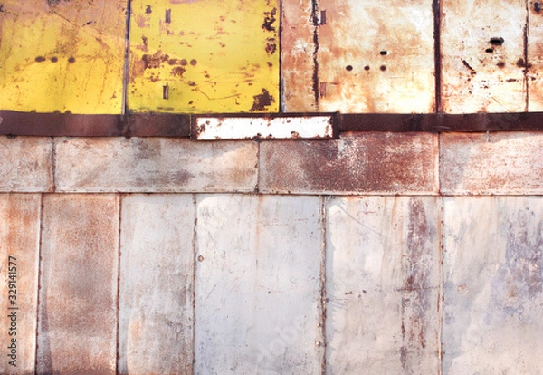 Fototapeta beautiful rusty background with cracks