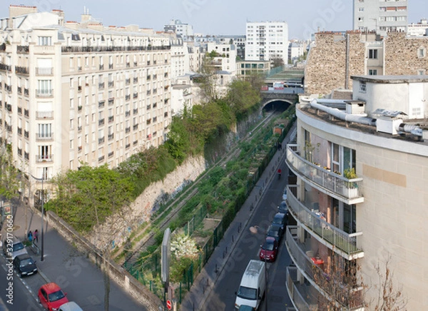 Fototapeta Coulée verte