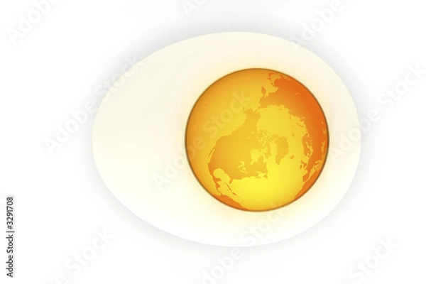 Fototapeta egg world