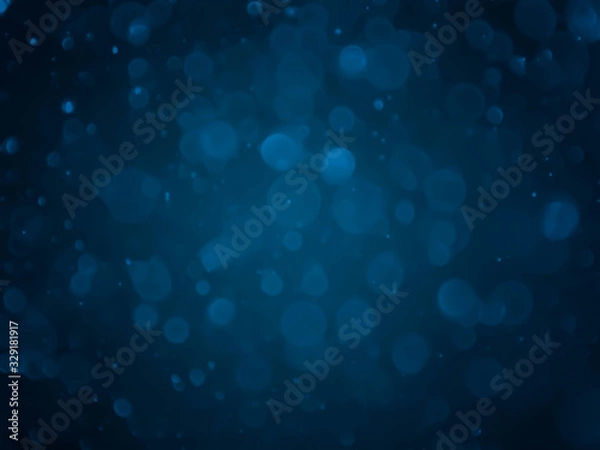 Fototapeta The bokeh on the background blurred the natural blue and white.