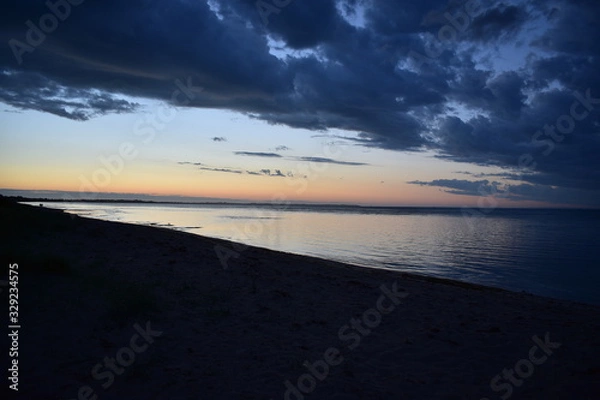 Obraz sunset with clouds