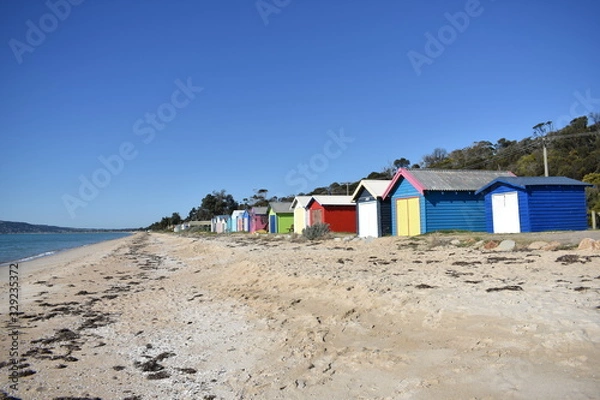 Obraz beach boxes dromana