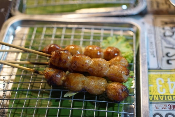 Obraz chicken on the grill