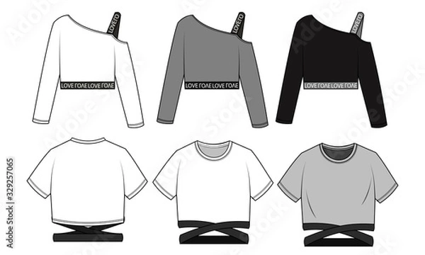 Obraz MODA CROP TEE