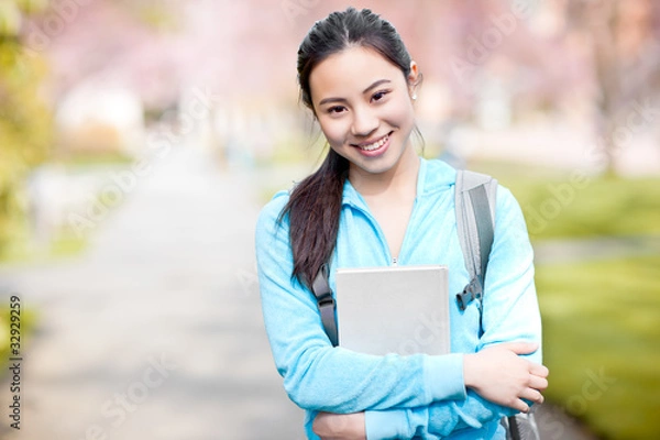Obraz Azjatycka studentka