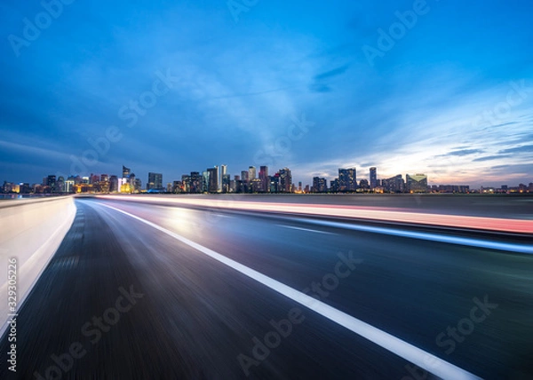 Fototapeta city skyline