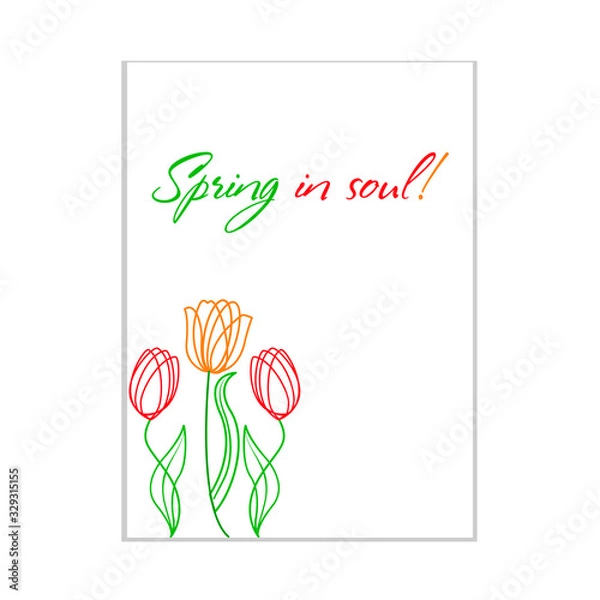 Fototapeta Spring in soul