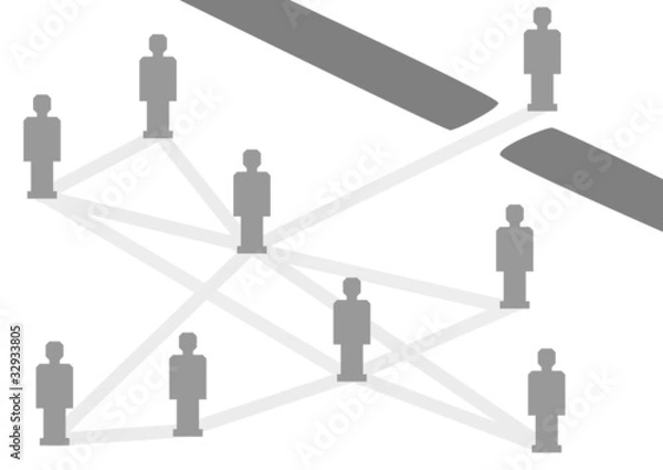 Fototapeta Neues Mitglied einer Online-Community