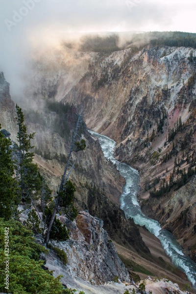 Obraz sunrise at yellowstone