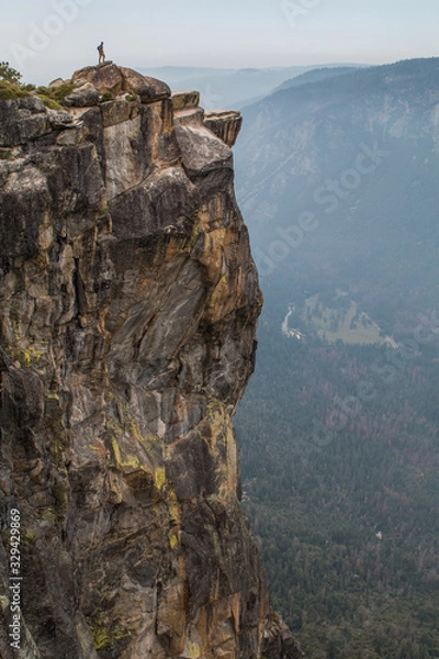 Obraz climbed to the top- yosemite