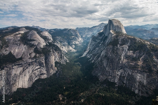 Obraz half dome zoomed out
