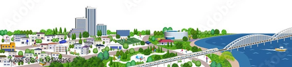 Obraz 住宅街並み-C