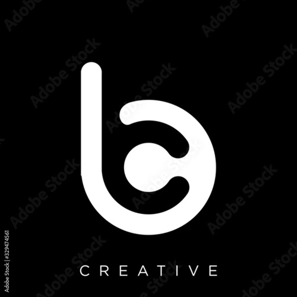 Fototapeta bc logo design