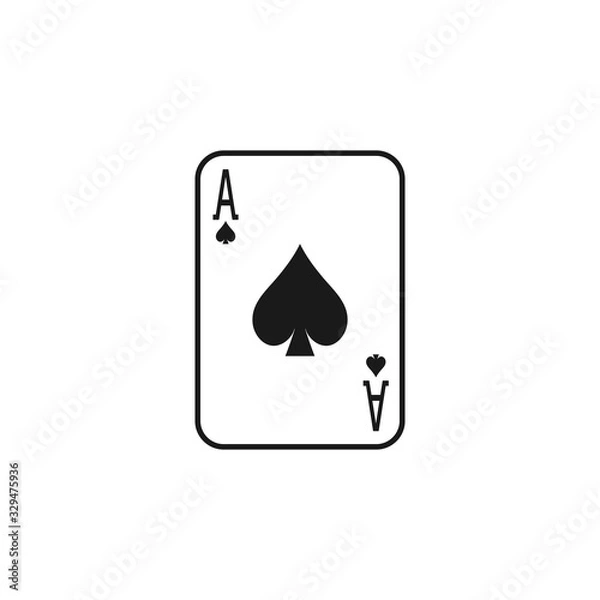 Obraz Ace graphic design template vector isolated