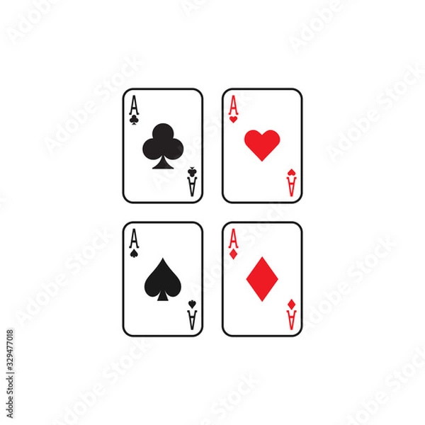 Obraz Ace graphic design template vector isolated