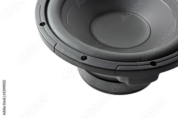 Obraz powerful subwoofer