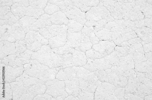 Fototapeta Old mud plaster on wall close up