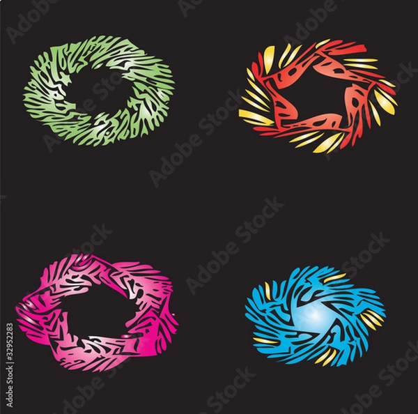 Fototapeta crazy circle