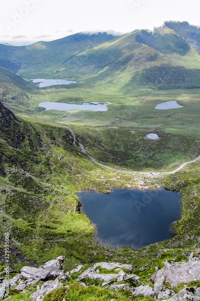 Obraz Connor Pass Lakes Dingle