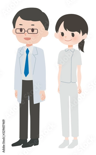 Fototapeta 病院のスタッフ