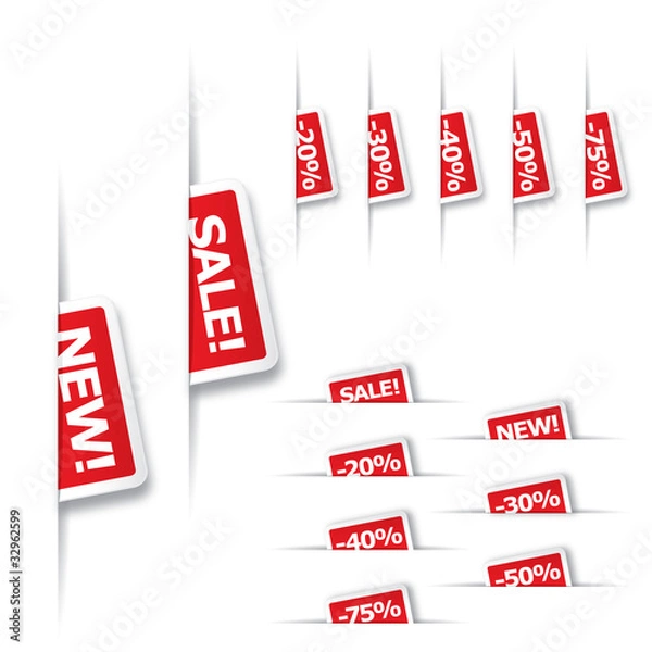 Obraz Sale reduction tags