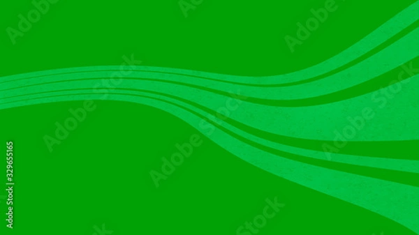 Fototapeta Abstract green concept background with waves