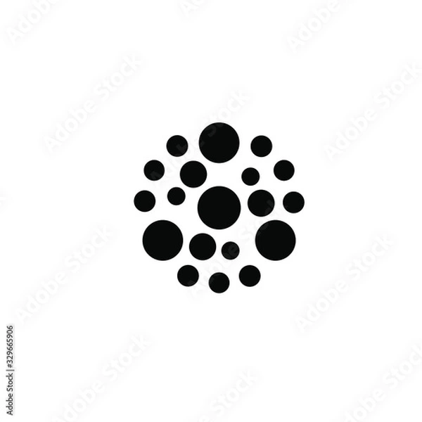 Fototapeta dots logo