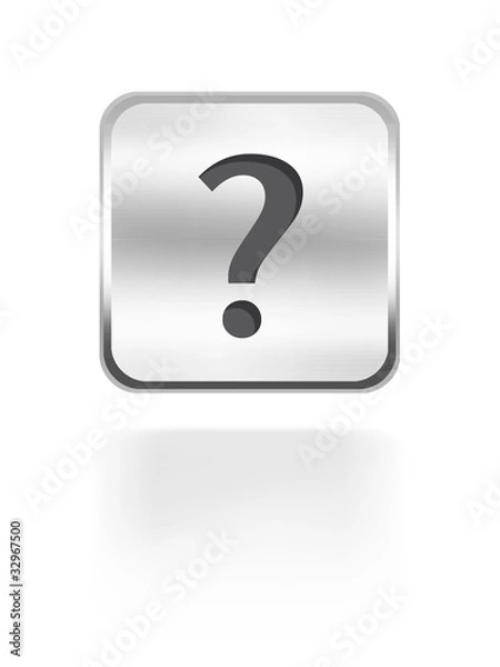 Obraz button aqua icon help