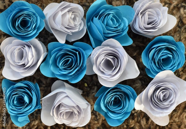 Fototapeta Paper Flowers