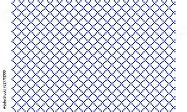 Fototapeta こぎん刺し パターン 柄図