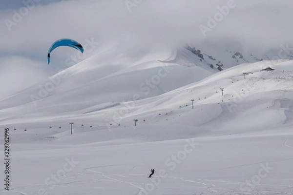 Obraz Kite snowboard