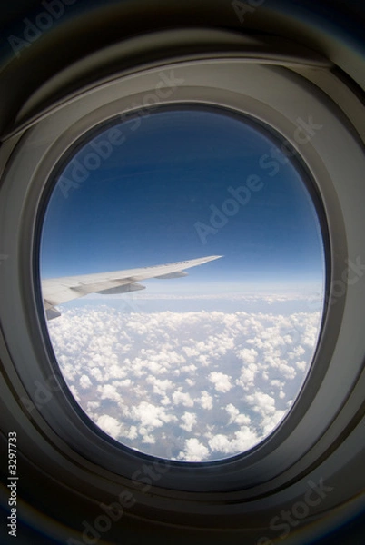 Fototapeta aircraft window
