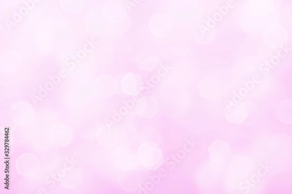 Fototapeta Abstract Sparkling shiny Bokeh sweet pink luxury background.