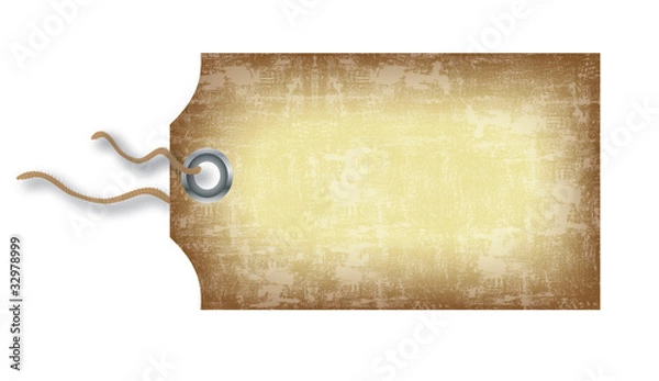 Obraz grungy etikett