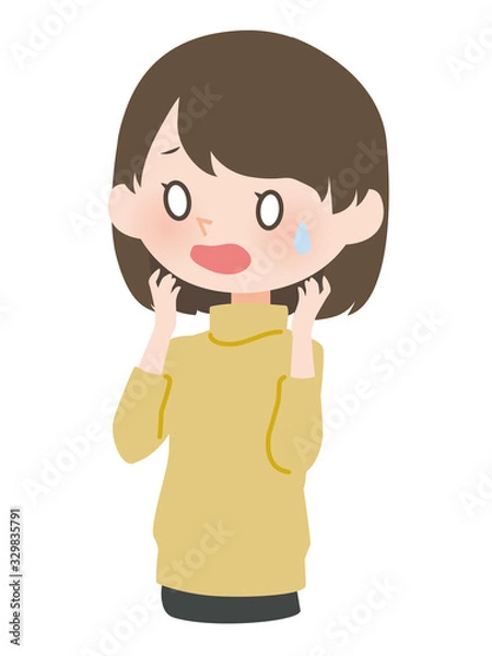 Fototapeta 私服女性