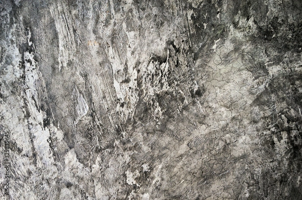 Obraz The cement wall surface is used to make patterns.