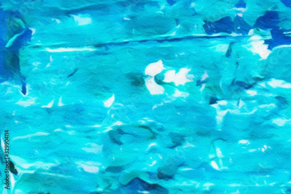 Fototapeta Designed grunge texture for creative ideas. Macro brushstrokes of oil. Abstract close up structure background. Colorful HD wallpaper. Simple graphic design template.