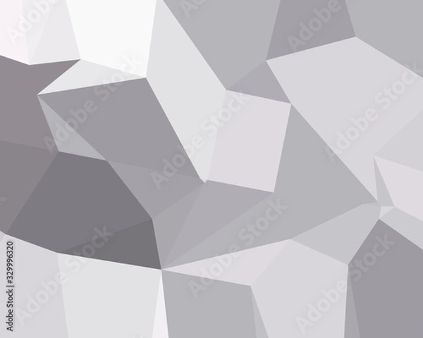 Obraz Gray white square mosaic background Vector style illustration