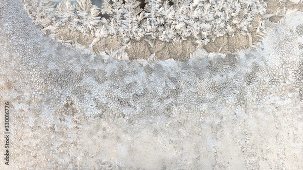 Obraz Frosty pattern on a windowpane