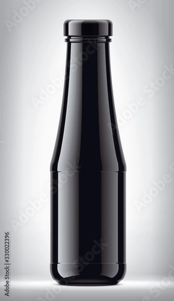 Fototapeta Sauce Bottle on background. 