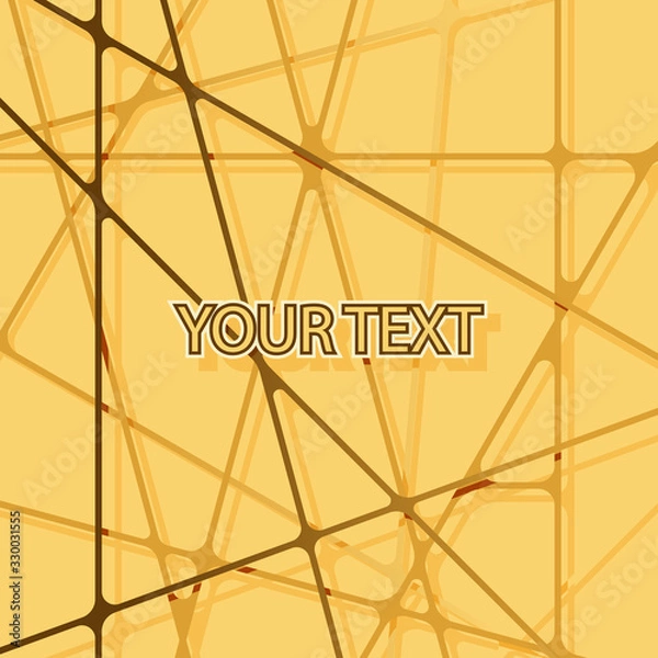 Obraz Abstract image with lines and text