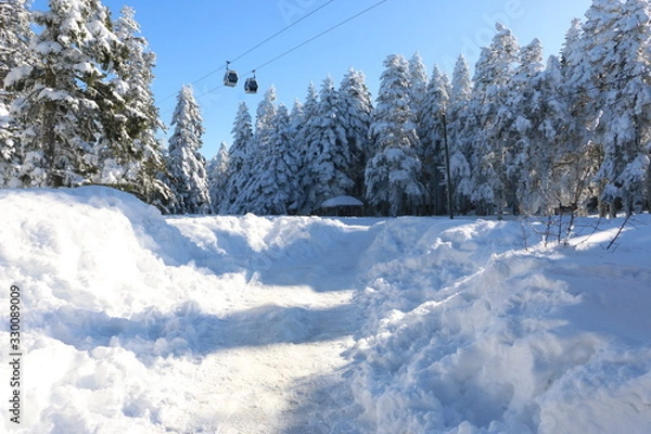 Obraz winter in the mountains