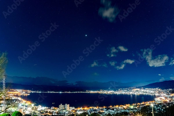 Fototapeta 立石公園からの諏訪湖